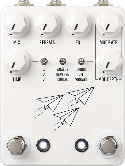 JHS Flight Delay Pedal, White