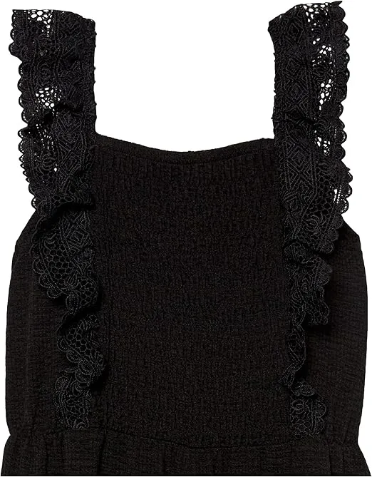 Speechless girls Ruffle Cap Sleeve Wide Leg Jumpsuit