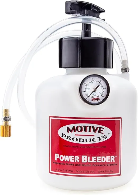 Motive Products 0250 Universal Power Bleeder 2-Quart Tank with Hose and Hydraulic and Clutch Adapters