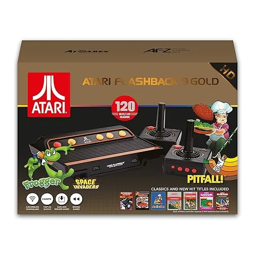 Atari Flashback 9 Gold - Electronic Games (Renewed)