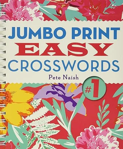Jumbo Print Easy Crosswords #1 (Large Print Crosswords)