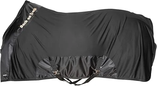 Back on Track Royal Mesh Sheet Deluxe - Equestrian Sport Versatile Lightweight Blanket Stable Sheet with 2 Front T-Buckles Closure