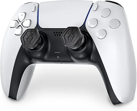 KontrolFreek Call of Duty: Modern Warfare III Performance Thumbsticks for PlayStation 4 (PS4) and PlayStation 5 (PS5) | 1 High-Rise, 1 Mid-Rise | Black/Clear