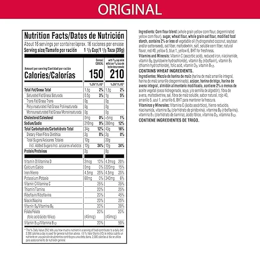 Kellogg’s Froot Loops Breakfast Cereal, Kids Cereal, Family Breakfast, Giant Size, Original, 23oz Box (1 Box)