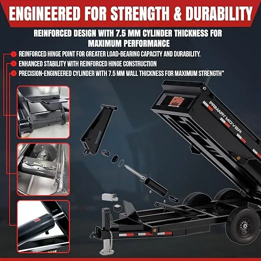 10 Ton (PF-520) Dump Trailer Hydraulic Scissor Hoist Kit (20,000 lb) | | Standard Kit | Hydraulic Truck Dump Bed Kit with Power Unit (PF-520-K-LA)
