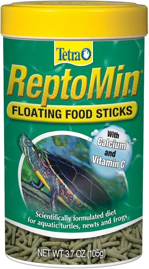 Tetra ReptoMin Floating Food Sticks, Food for Aquatic Turtles, Newts and Frogs, 3.7 oz