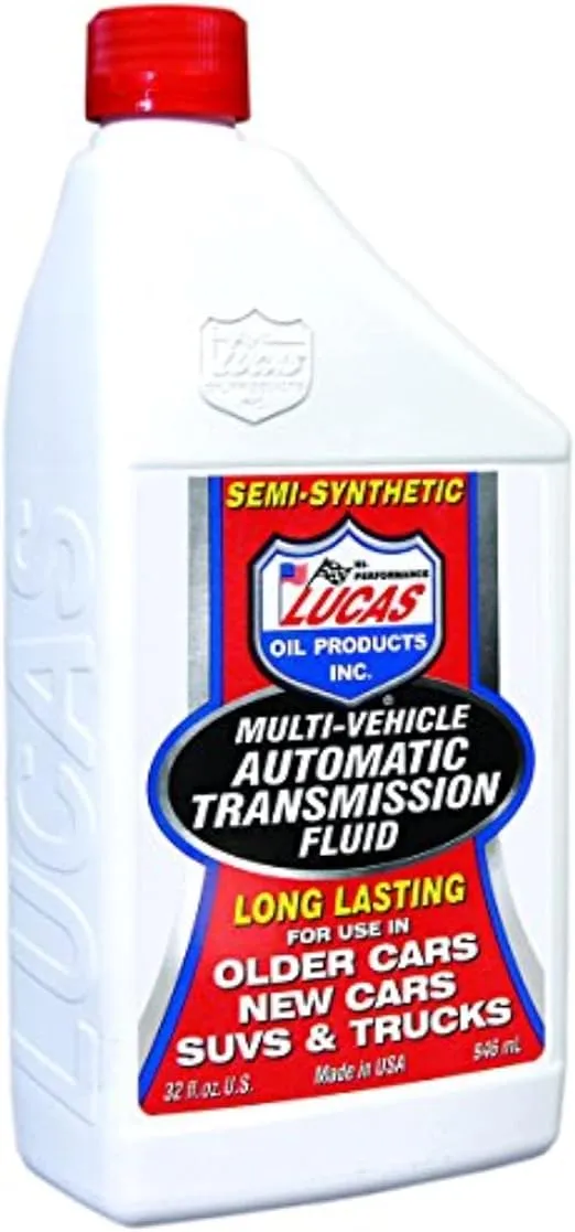 LUCAS OIL 10418 Full-Synthetic Multi-Vehicle Automatic Transmission Fluid - 1 Quart