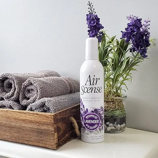 Air Scense Essential Oil Air Freshener, Non-Aerosol, 7 Ounce, 4 Pack (Variety)