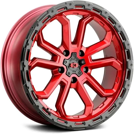 Vision 405 Korupt 18x9 5x4.5" +12mm Red Wheel Rim 18" Inch