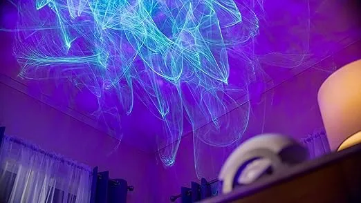 BlissLights Ark Lite - LED Aurora Projector, Laser Nebula, Galaxy Decor Lighting, Room Night Light Show and Mood Lamp (Green/Blue)