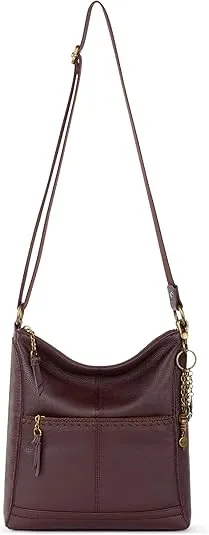 The Sak Lucia Leather Crossbody Purse - Premium Leather Women's Handbag for Everyday & Travel - Cross Body Bag With Zipper