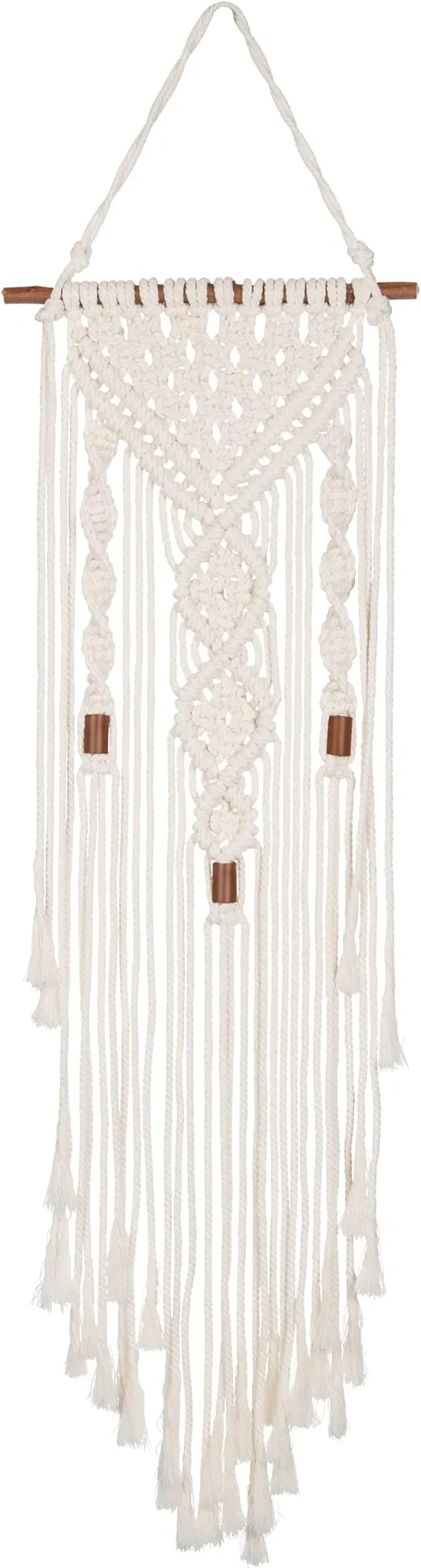 Solid Oak Macramé Wall Hanger Kit - Double Twist, Original version