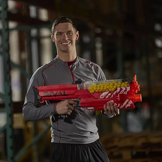 NERF Rival Nemesis MXVII-10K Blaster, Red (Amazon Exclusive)