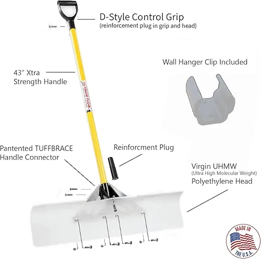 The Snowplow "the Original Snow Pusher" 36" Wide Model 50536