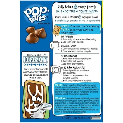 Pop Tarts Frosted Chocolate Chip Value Pack 16 Pastries (Pack of 3)