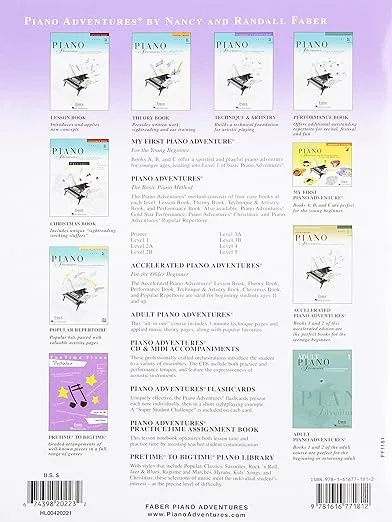 Piano Adventures - Theory Book - Level 3B