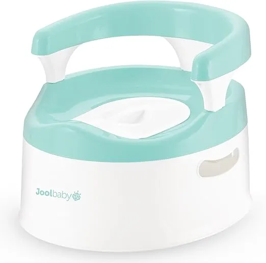 Jool Baby Potty Chair for Toddler Toilet Training - Splash Guard & Back Support (Aqua)