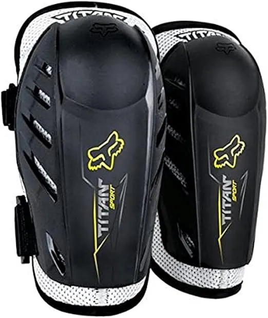 Fox Racing Unisex-Child Titan Sport Motocross Elbow Guards,Black,One Size