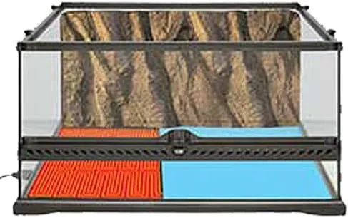 Exo Terra Heat Mat - Reptile Terrarium Substrate Heater for Safe, Even Heating | Ideal for Tropical & Temperate Reptile Environments - 4 Watt, X Small
