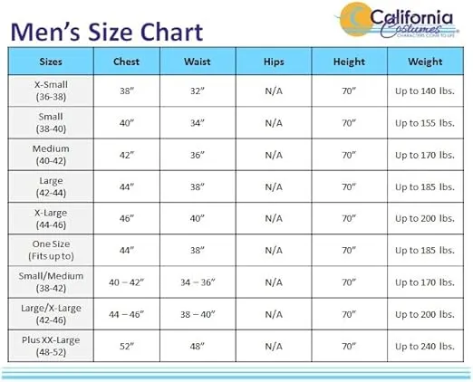 California Costumes MENS Disco King
