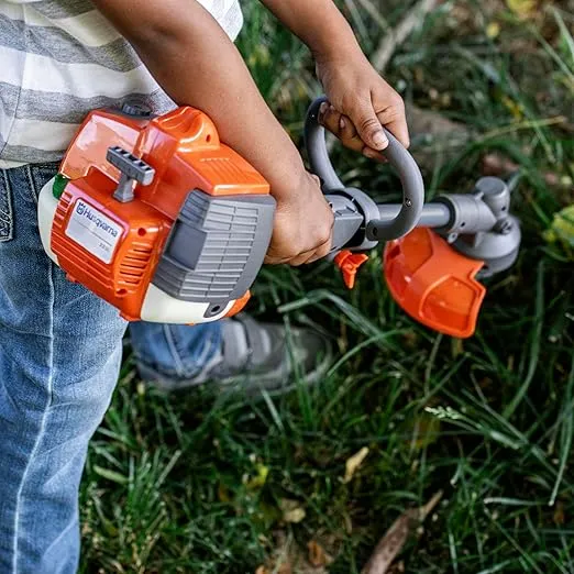 Husqvarna Toy Trimmer with Realistic Sounds and Light-Up Trimmer Line, Toy Weed Eater for Kids Ages 3 and Up