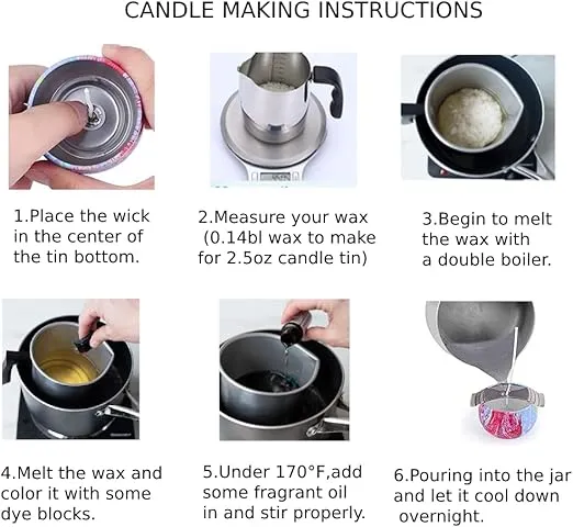 SUPERSUN Candles Making Kit for Adult - Christmas DIY Gift for Kid and Beginner, Includes Beeswax, Essential Oils, Dyes, and More DIY Candle Making Supplies