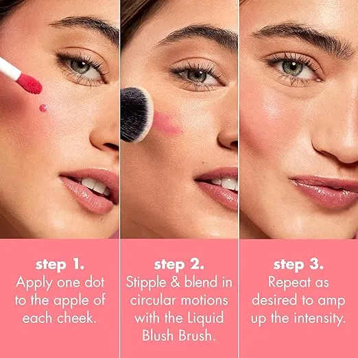 e.l.f. Camo Liquid Blush, Long-lasting Liquid Blush For High-pigment Color, Creates A Soft, Dewy Finish, Vegan & Cruelty-free, Berry Well