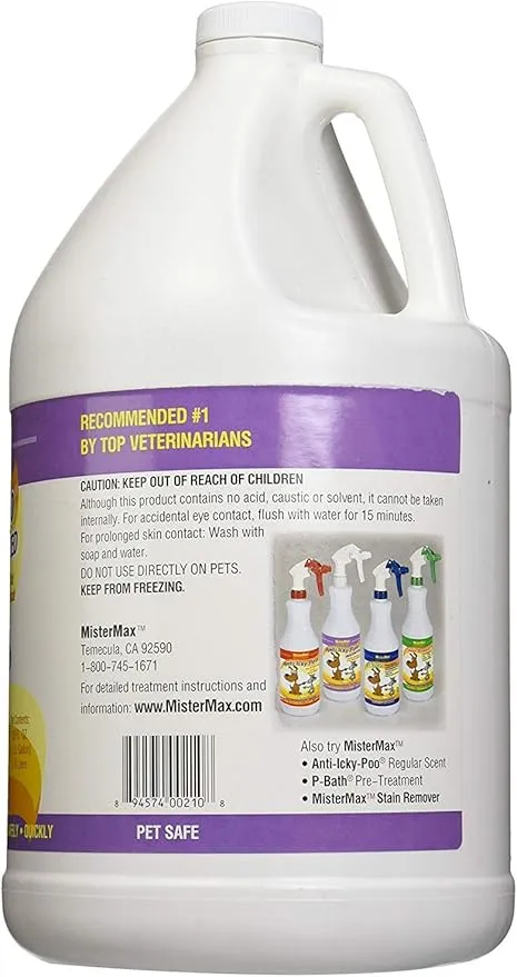 Mister Max Unscented Anti Icky Poo Odor Remover, Gallon Size