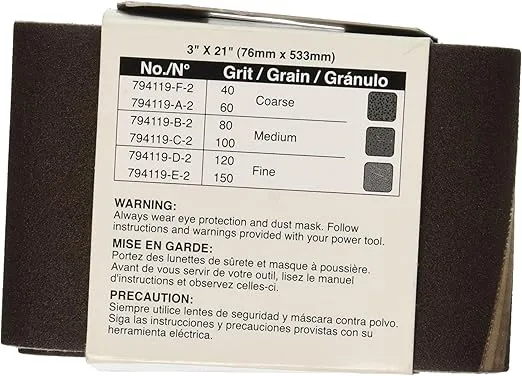 Makita 794119-A-2#60 Abrasive Belt, 2-Pack