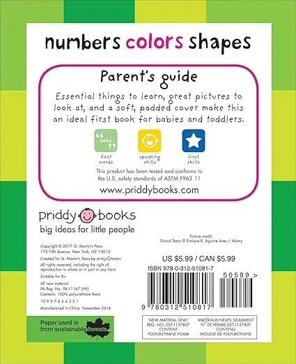 First 100 Padded: Numbers, Colors, Shapes