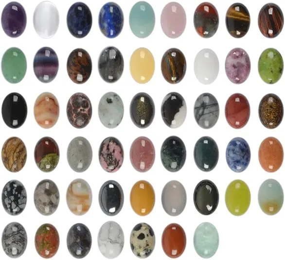 Wholesale Lot Multi-color Gemstone Round Oval Cab Cabochon For Jewelry Making