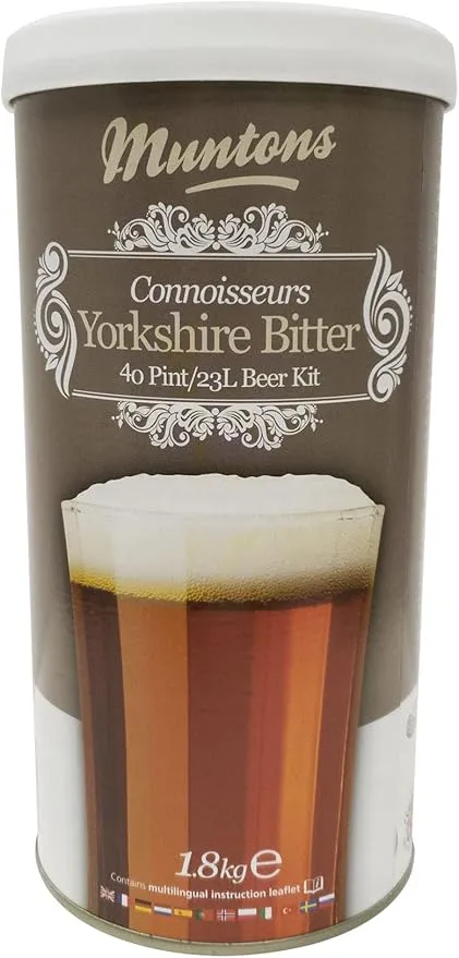 Muntons 4LB Yorkshire Bitter Kit Connoisseurs Range Beer Making Ingredient Kit