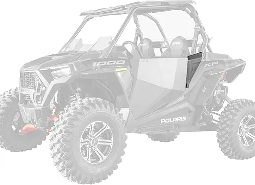 SuperATV Plastic Side Panels for Polaris RZR 900 / XP 1000 / XP Turbo/XP Turbo S (See Fitment) - 2 Rear Side Panels - Works with Most OEM and Aftermarket Doors - Made of Heavy Duty HDPE