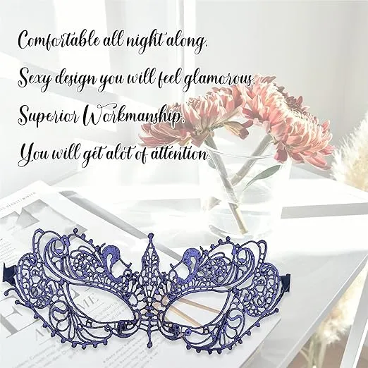 Masquerade Mask For Women Lace Masquerade Mask for Masquerade Party Prom Venetian Party Mardi Gras Halloween