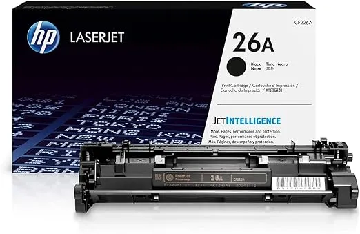 HP 26A Black Toner Cartridge | Works with HP LaserJet Pro M402 Series, HP LaserJet Pro MFP M426 Series | CF226A