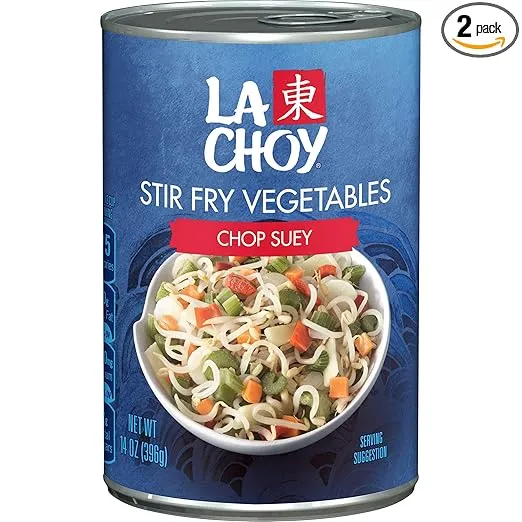 La Choy CHOP SUEY VEGETABLES Asian Cuisine, 14 Ounce (Pack of 2)