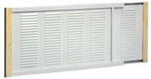 Thermwell Frost King AWS1207 04532001138 Ventilators with Screens, 10" 21-37", 10in High x Fits 21-37in Wide, White