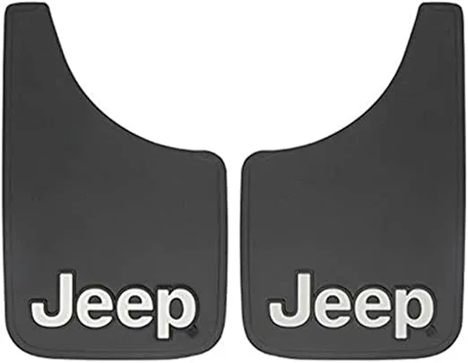PLASTICOLOR Jeep 9x15 Mud Guards, 9" x 15" Mud Guards (000491R01)