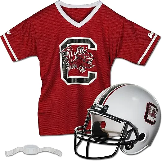 Franklin Sports NCAA Kids Football Helmet + Jersey Sets - College Uniform + Helmet Sets for Boys & Girls-Toy Kids Costume Set