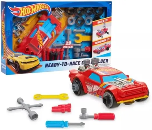 Hot Wheels Ready to Race Car Builder, Ages 3+