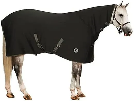 CENTAUR Turbo-Dry Cooler Sheet With Contour Neck, Black, Large Horse