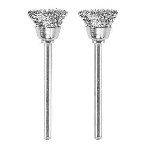 Dremel 442-02 Carbon Steel Brushes (2 Pack), 1/2" Diameter