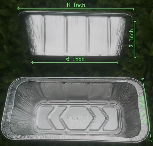30 Pack Professional Replacement Blackstone 17"22" 28" 30"36" Aluminum Foil tray Drip Pans Griddle Grease Cup Liners 8"L x 3.75" Wx 3"D