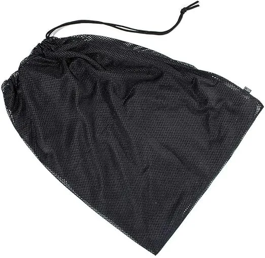 Golberg Mesh Bag - 12 x 18 Inches – Polyester Drawstring Bag – Ventilated Washable and Reusable Sack – Use for Laundry, Gym Clothes, Swimming, Camping