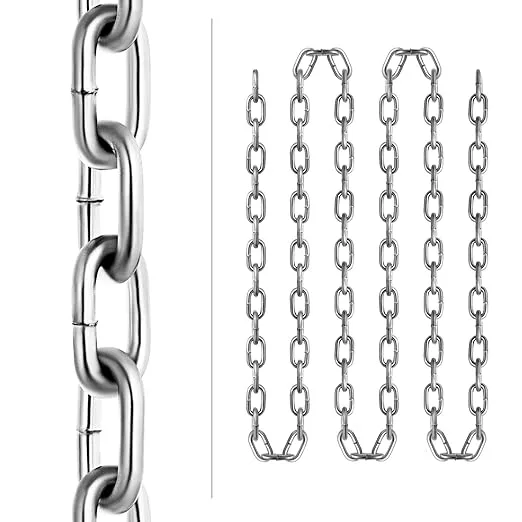 Vevor Grade 30 Chain 45367 Inch by 100Ft Length Grade 30 Proof Coil Chain Zinc Plated Grade 30 Chain for Towing Logging Agriculture and Guard Rails: Industrial & Scientific