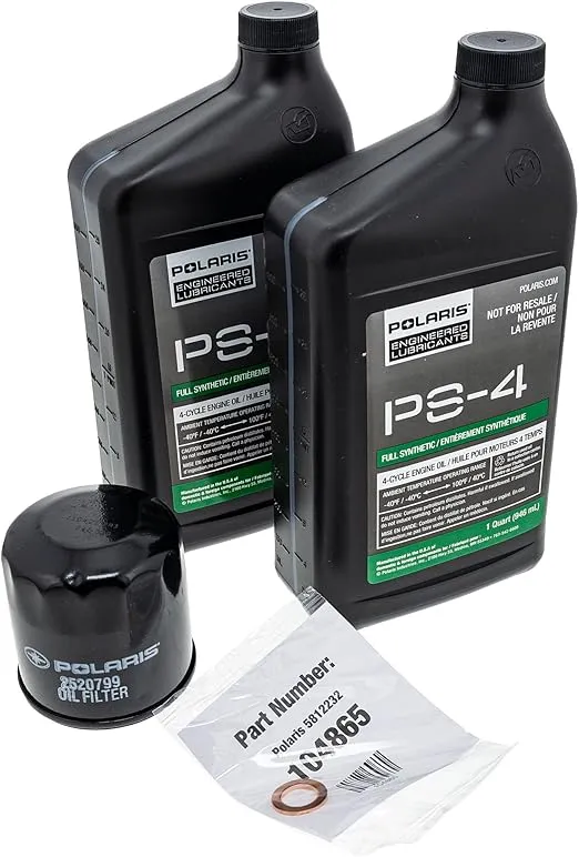 Polaris 2877473 PS-4 Oil Change Kit For 1999-2002 Trail Boss 325