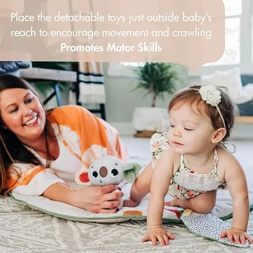 Tiny Love Boho Chic Gymini with Mirror and Detachable Toys, Wall Mount, Developmental Gym and Playmat for Babies, Newborns, and Infants
