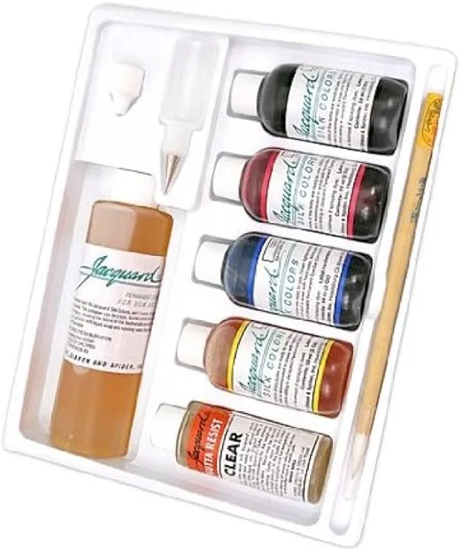 Jacquard Silk Painting Kit with Gutta Resist