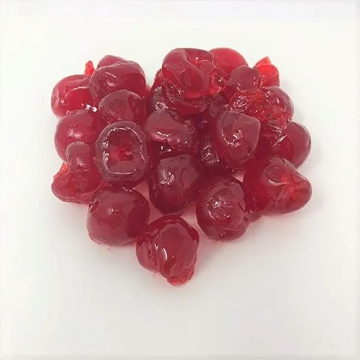 Red Whole Cherries Candied Fruit Glaze 1 pound