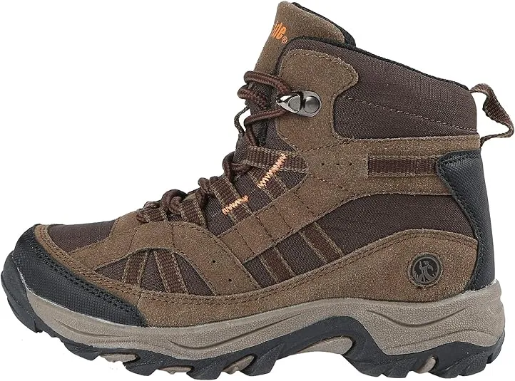 Northside Unisex-Child Rampart Mid Hiking Boots - Lightweight Performance | Suede/Ripstop Nylon Moisture-Wicking Quick Lace-Up Durable TPR Outsole | Kids Hiking Adventure Essential